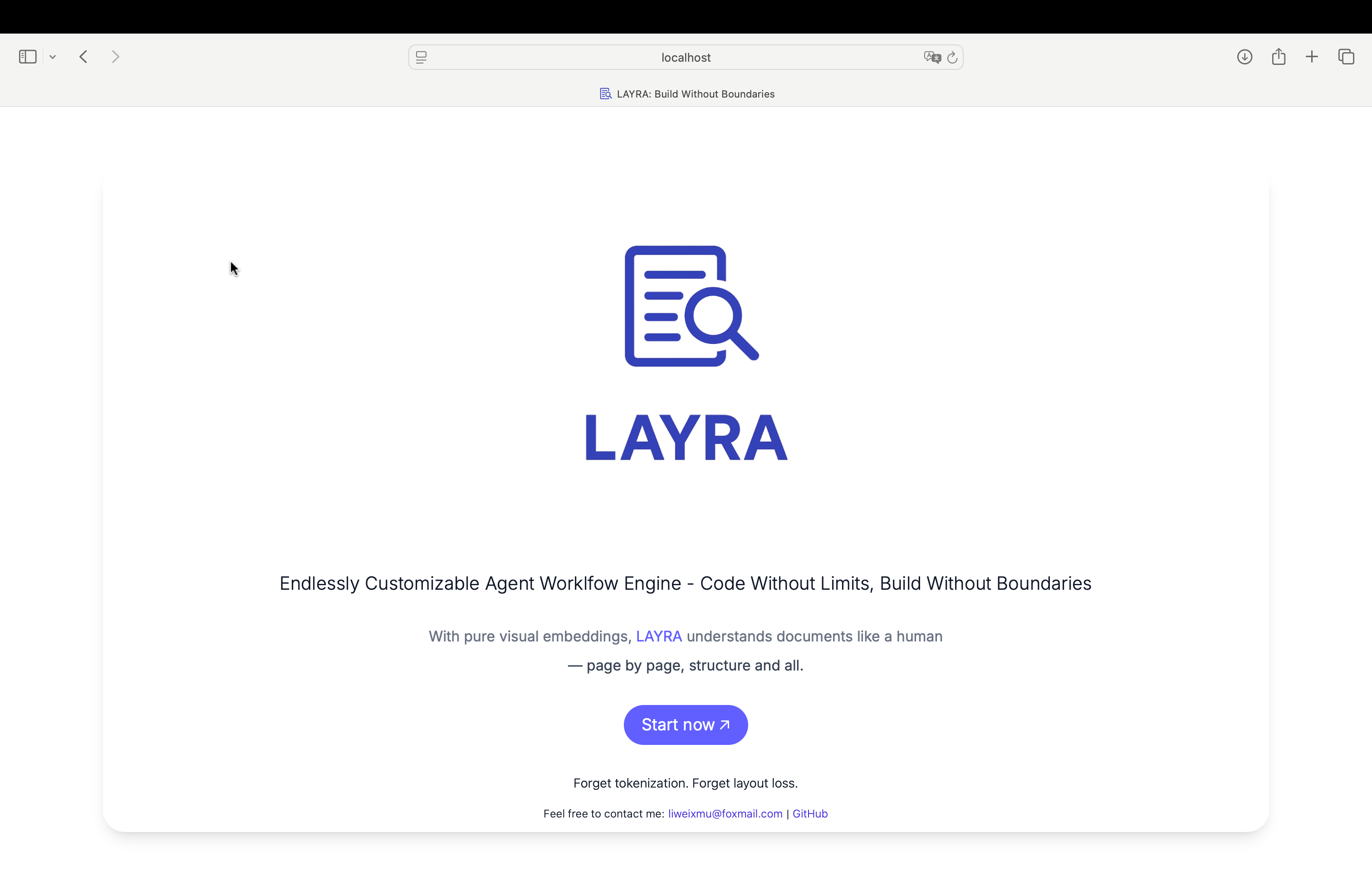 LAYRA Interface