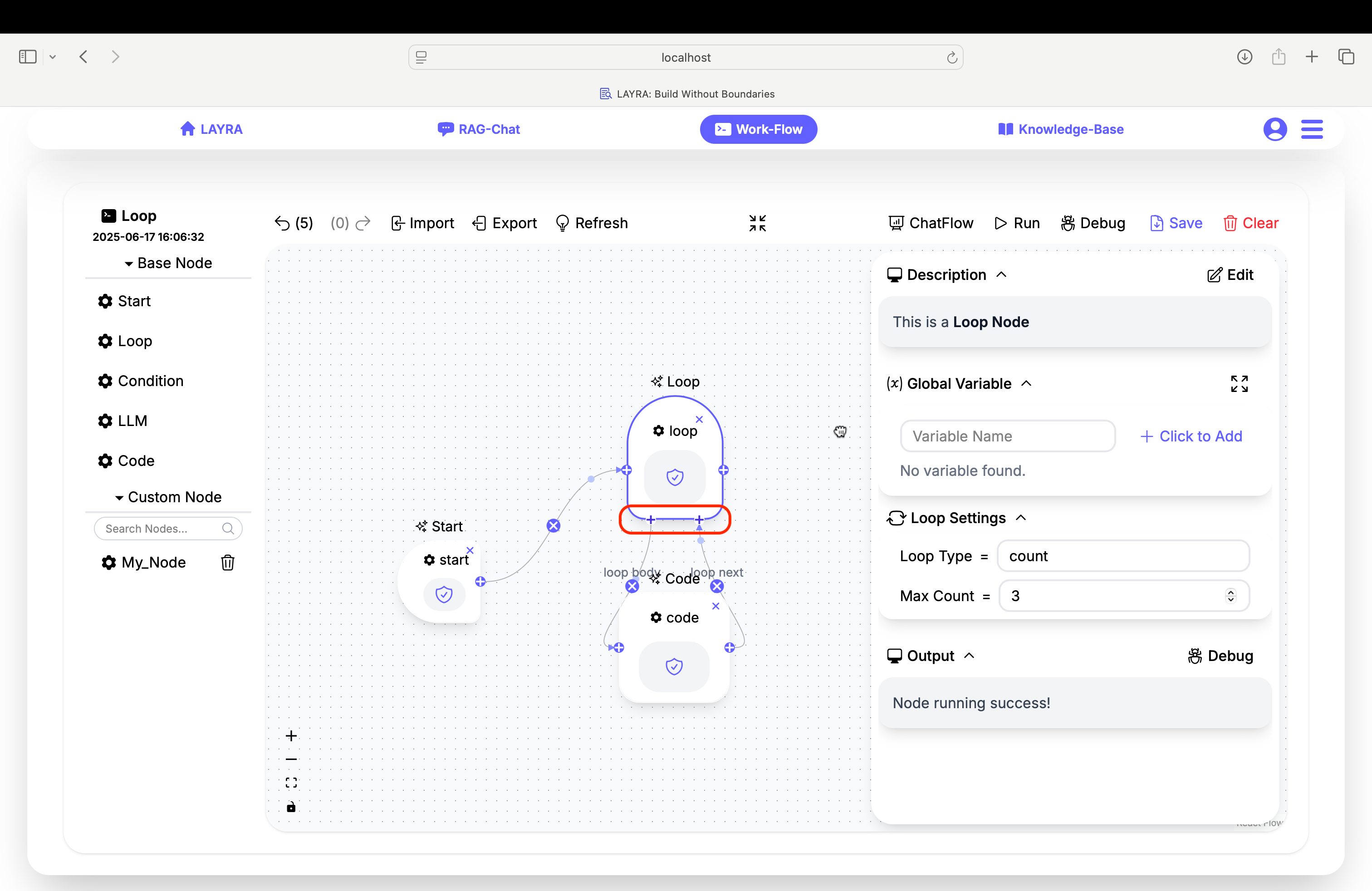Loop Node Structure
