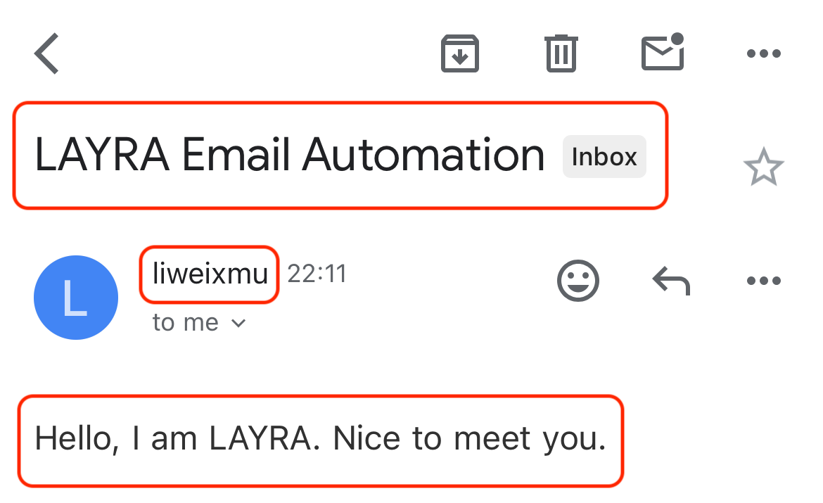 Recipient Email